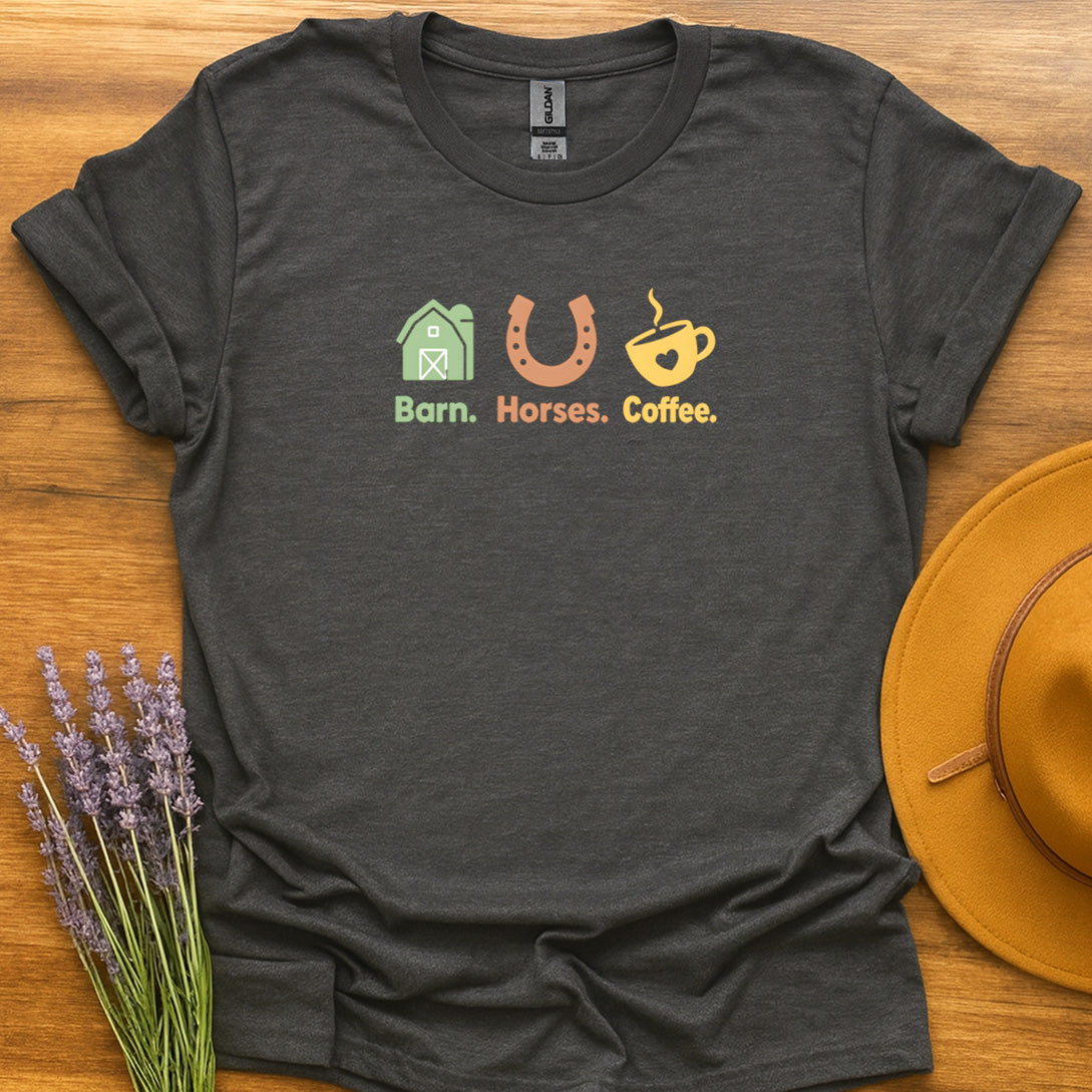Barn. Horses. Coffee.