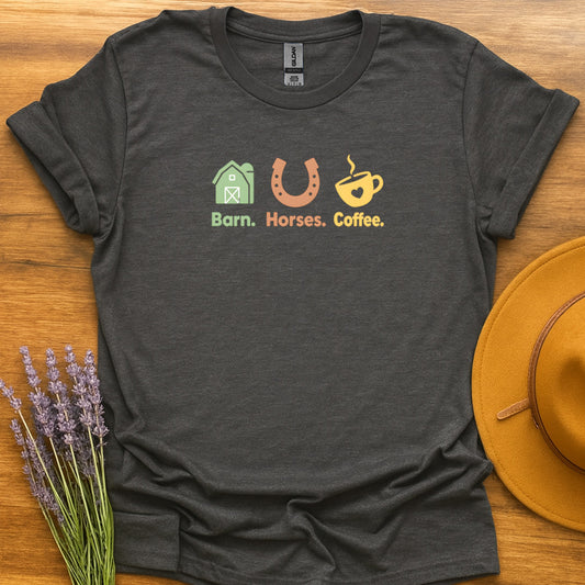 Barn. Horses. Coffee.
