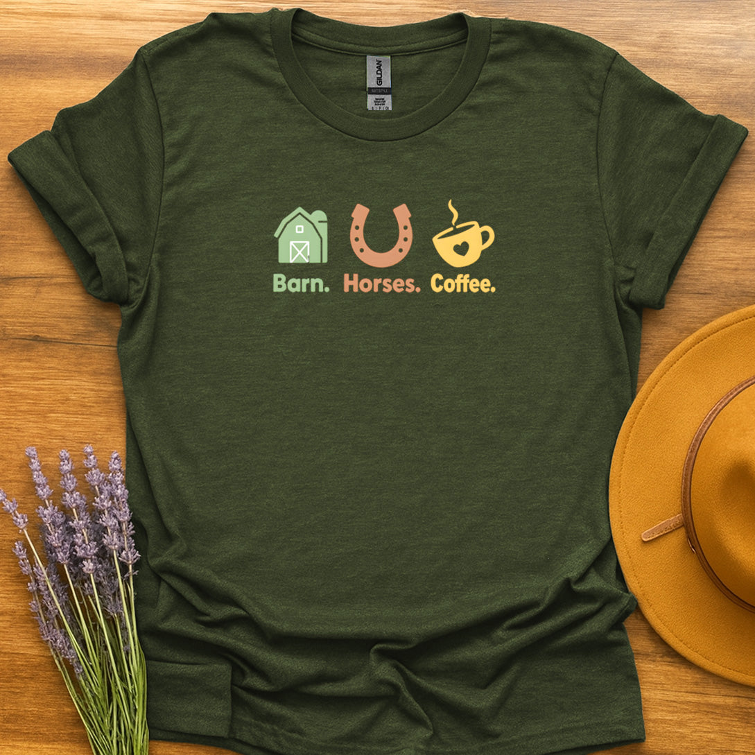 Barn. Horses. Coffee.