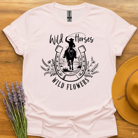 Wild Horses and Flowers