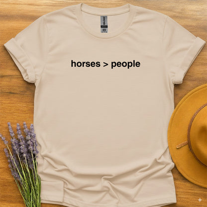 Horses > People