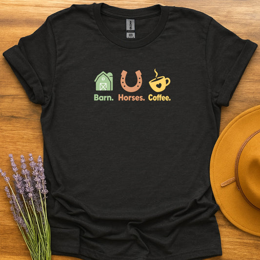 Barn. Horses. Coffee.