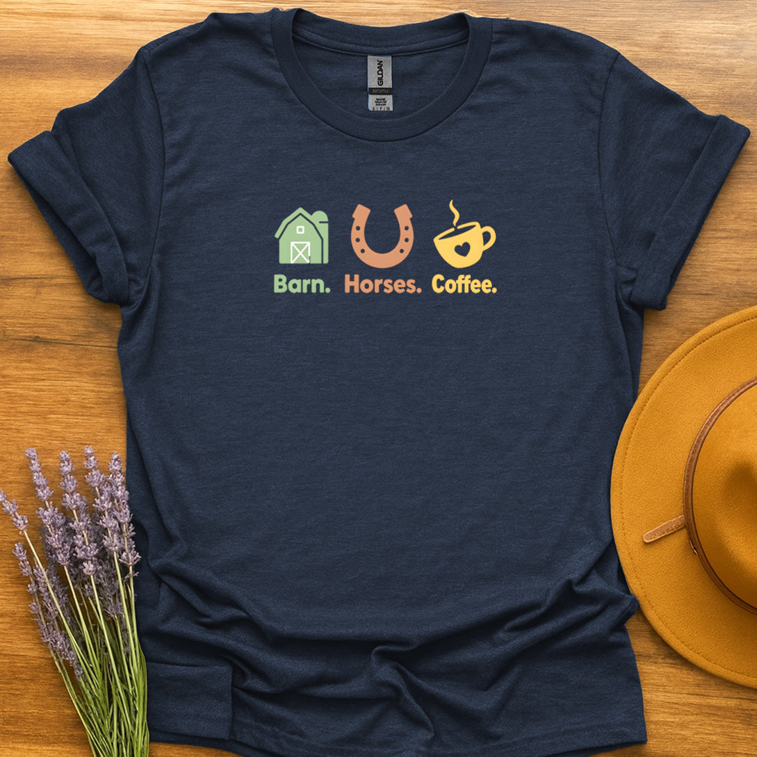Barn. Horses. Coffee.