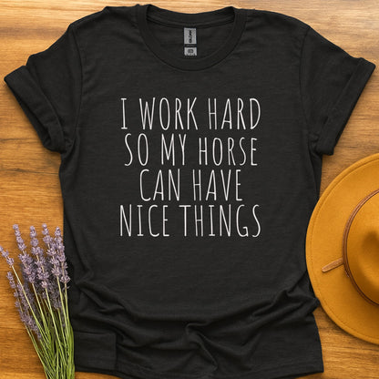 Working Hard For My Horse